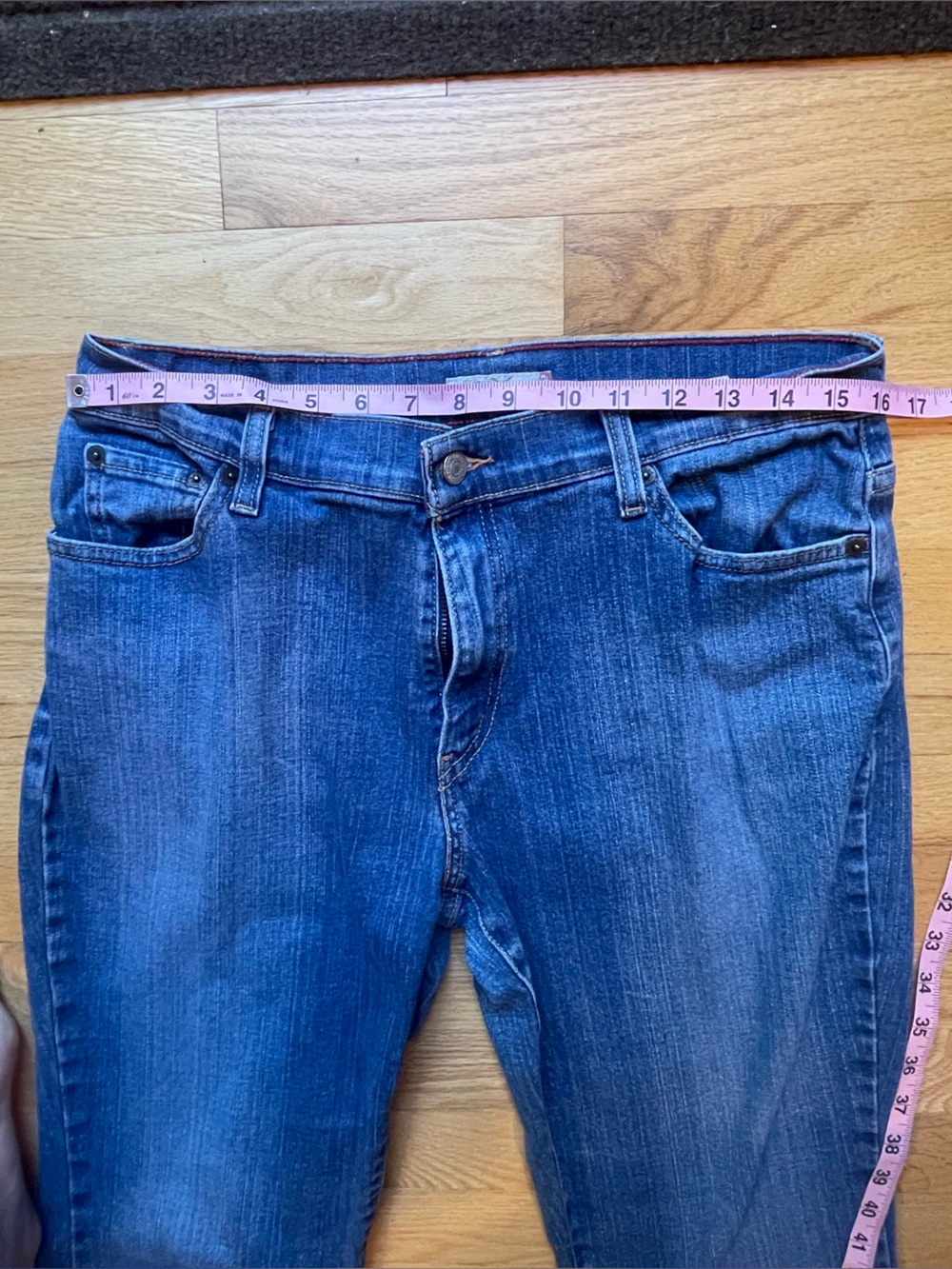 Levi’s 550 Jeans Women’s 12 Medium Relaxed Fit Bootcut Blue Denim - Picture 5 of 8